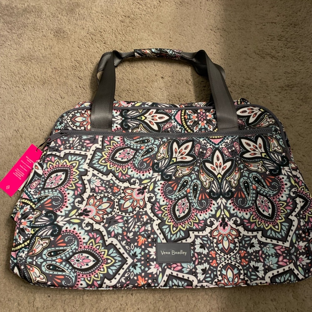 NWT Vera Bradley ReActive Weekender in BonBon Medallion